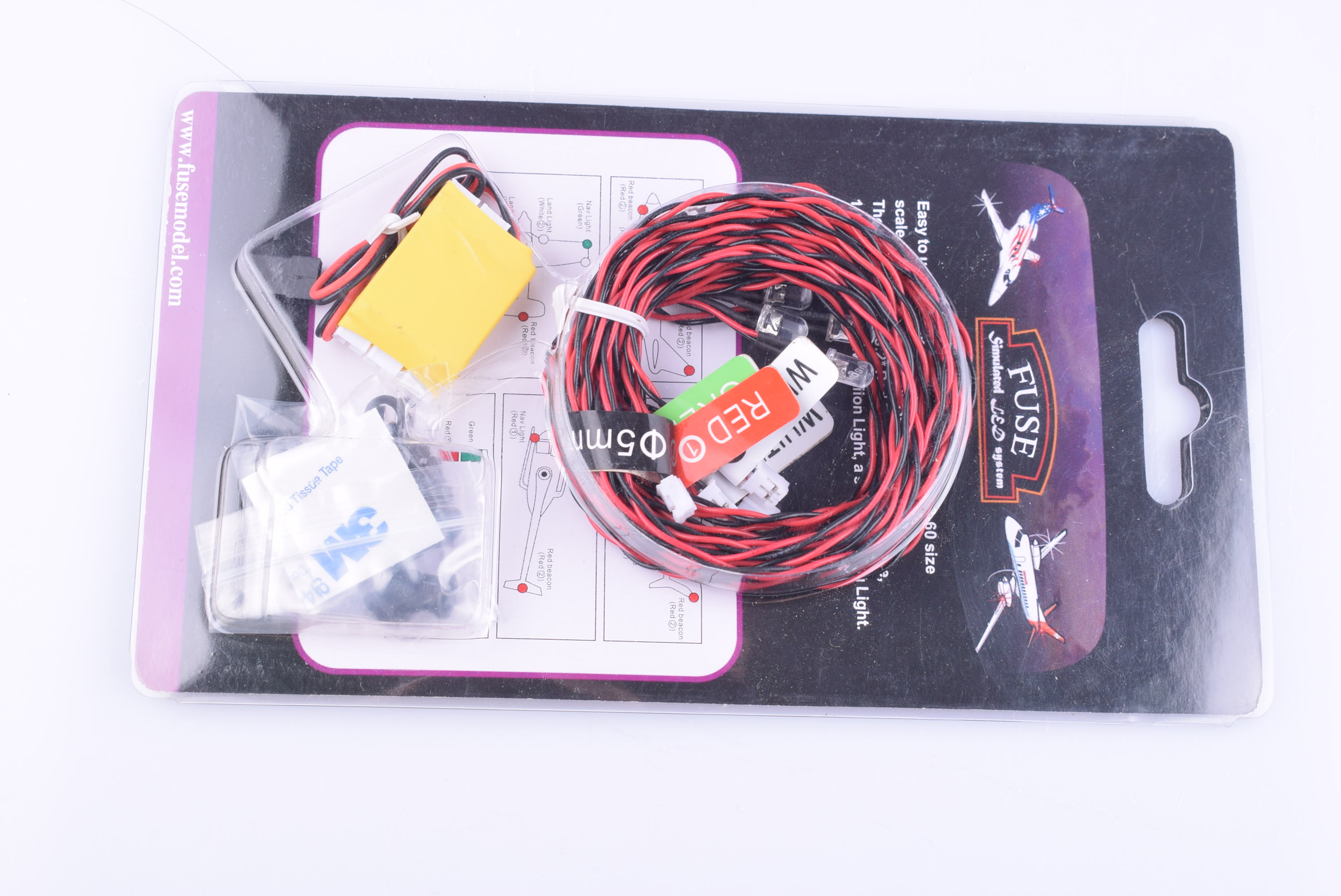 RC Realistisches LED-Beleuchtungsset für RC Hubschrauber Flugzeug Flugzeuge Flugzeug Flugzeug RC Modelle RC Spielzeug