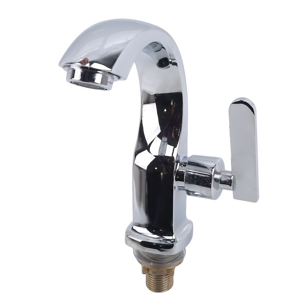 Zinc Alloy Face Basin Single Hole Faucet Faucet Brush Nickel Sink Mixer Tap Vanity Water Bathroom Faucets: A