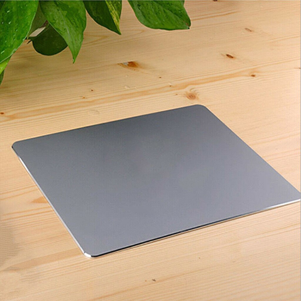 Aluminum Alloy Mouse Pad Anti-slip Mousepad Gaming Mice Mat for Computer Metal stamping Smooth Precise Fit Good and excellent