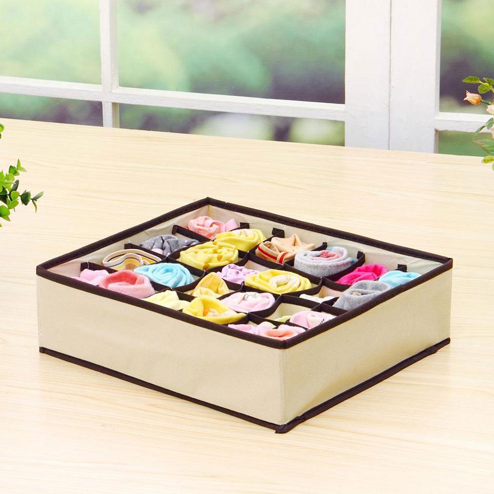 Foldable Drawer Organizers for Underwear, Socks, Bras - Closet Storage Boxes & Dividers