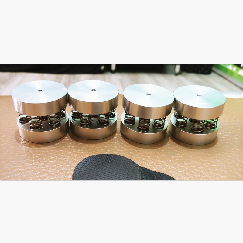 4 Stuk Speakers Versterker Chassis Voet Stand Aluminiumlegering Rvs Lente Absorber Voet Pad