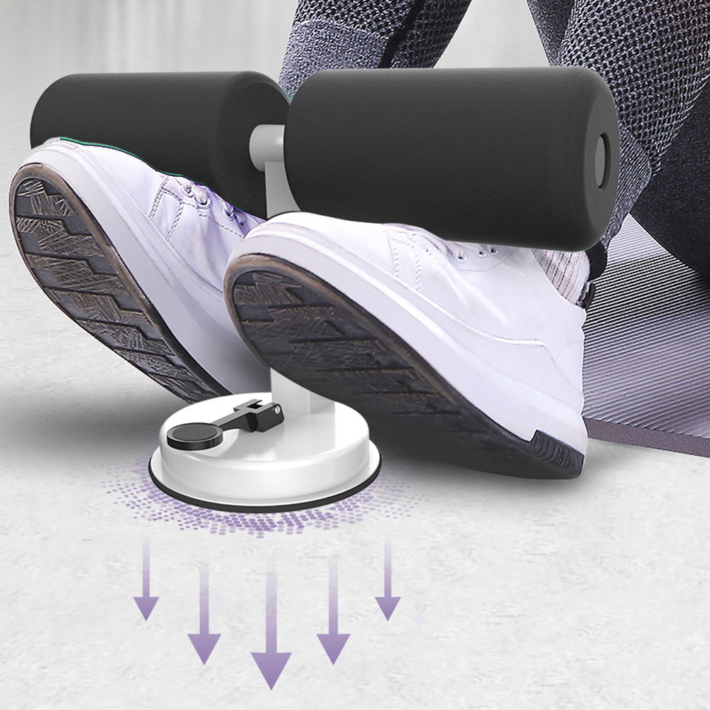 Siéntate asistente Abdominal Core entrenamiento sentarse Bar Fitness sentarse equipo de ejercicio succión portátil deporte gimnasio en casa: Black