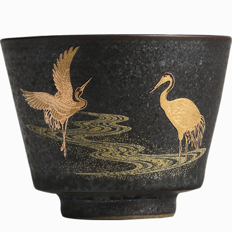 TANGPIN ceramiczny kubek latający żuraw kubek porcelanowy chińnarty kung fu kubek szklanka 50ml