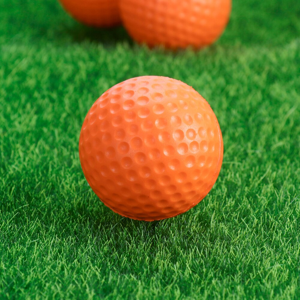 Convenient Lightweight Non-porous Practice Balls Golf Accessory Hollow Ball for Home