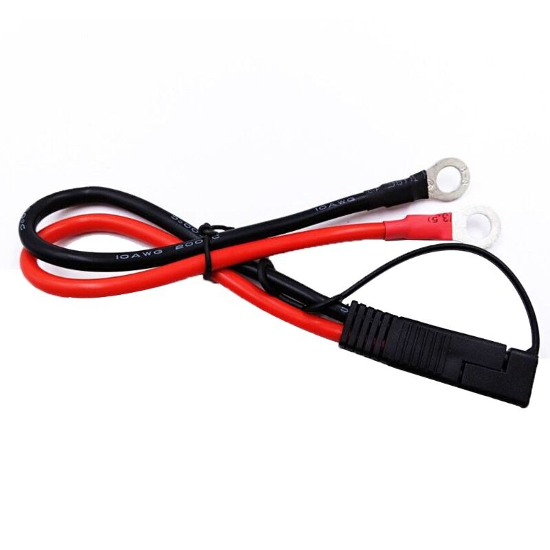 Battery Charging Cable SAE to O Ring Terminal Connectors Harness 10AWG SAE Cable