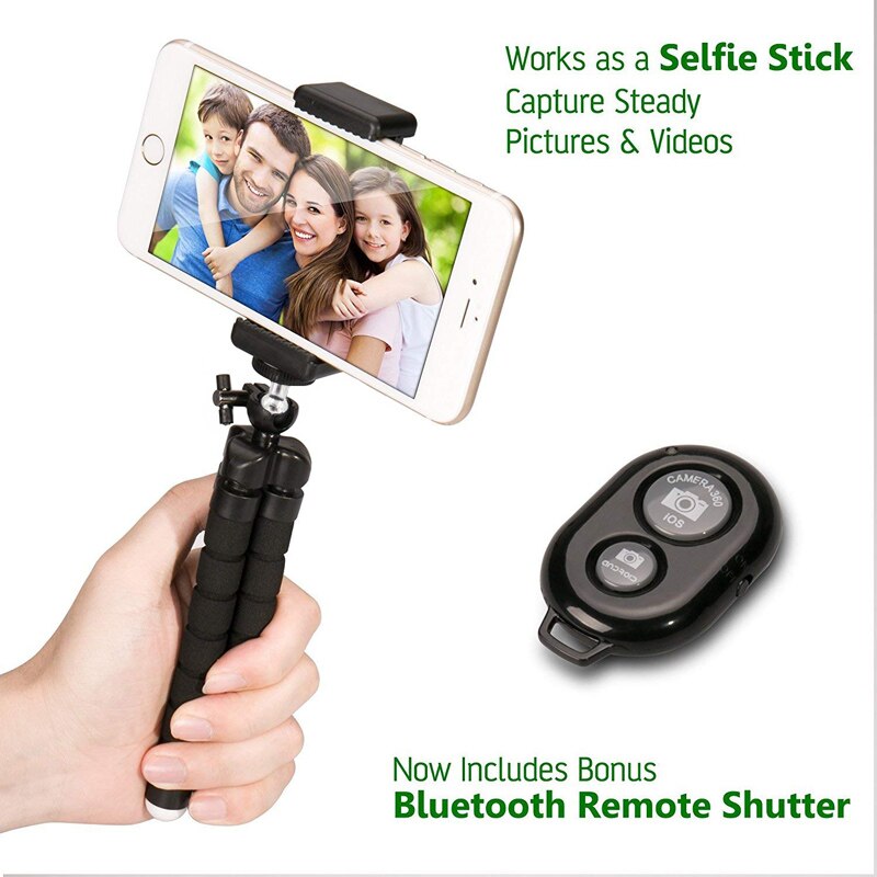 DUSZAKE – Mini trépied Gorillapod Flexible pour téléphone, pour appareil photo, poulpe, pour iPhone, Xiaomi, Samsung