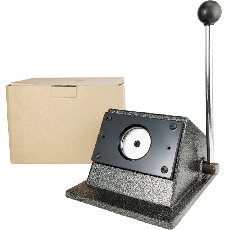 Manual Desktop Circular Cutting Machine 25/32/37/44mm Tinplate Badge Dedicated Circular Cutter Paper Card