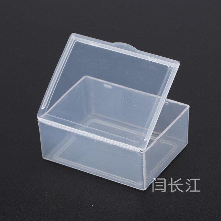 456 Rectangular, Plastic Boxes, Small Transparent Parts Box Pp Box With A Cover Mini