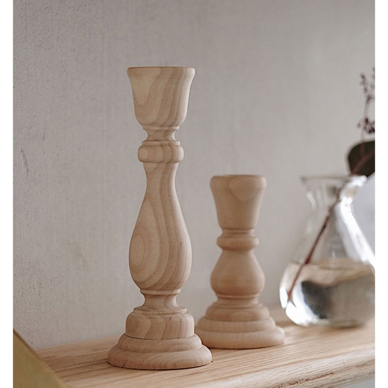 Witte houten kandelaar, kaarsenhouder, houten kandelaar, hoge kandelaars, boerderij kandelaar, kandelaar set van 3, houten pijler kandelaar, hoogte (16 14 12) inch wit wassen