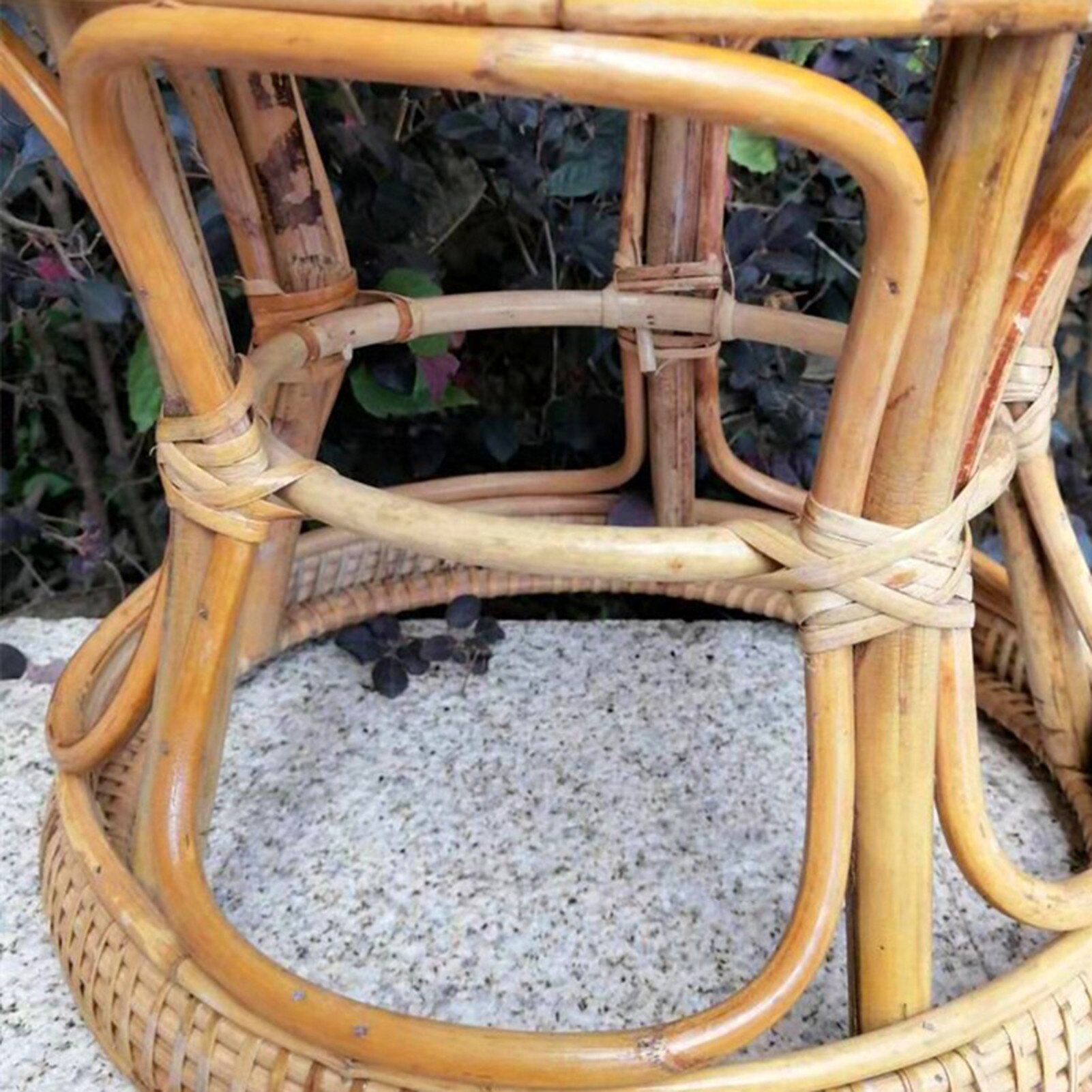 Rotin plante support support support Durable intérieur support de Pot de fleur étagère maison intérieur extérieur cour jardin Patio balcon fleur Stands