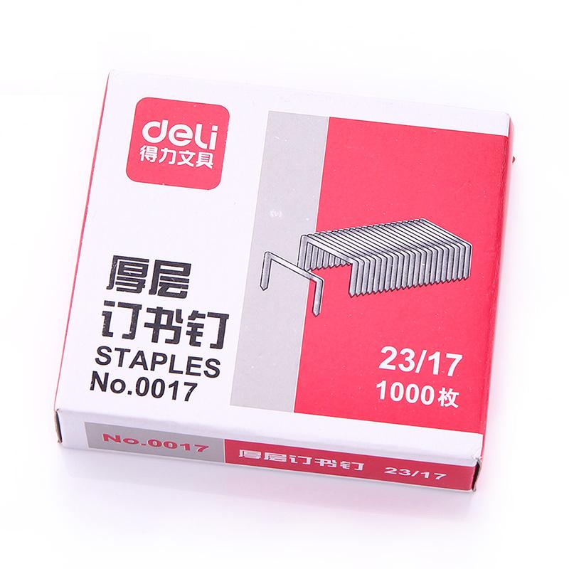 10Pack x 1000Pcs 23/17 Heavy Duty Metal Staples Silver Color Paper Capacity 120 Sheets Home School Office Binding Clip Tool 0017