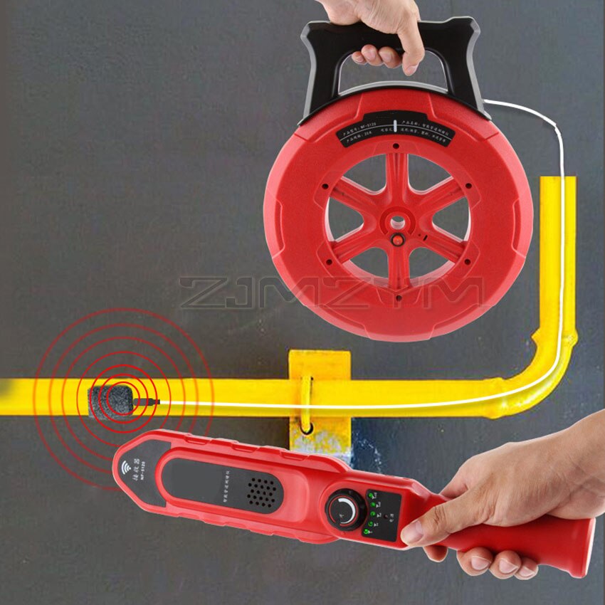 Détecteur de colmatage de tuyaux en fer PVC, testeur de colmatage de conduites métalliques, plombier, pointeur, Instrument de Diagnostic, Scanner