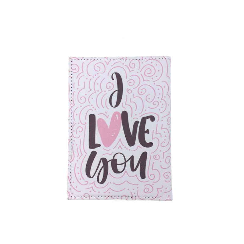 beignet licorne motifs protège-passeport femmes et hommes voyage passeport couverture en cuir avec 6 styles pour choisir: Beige