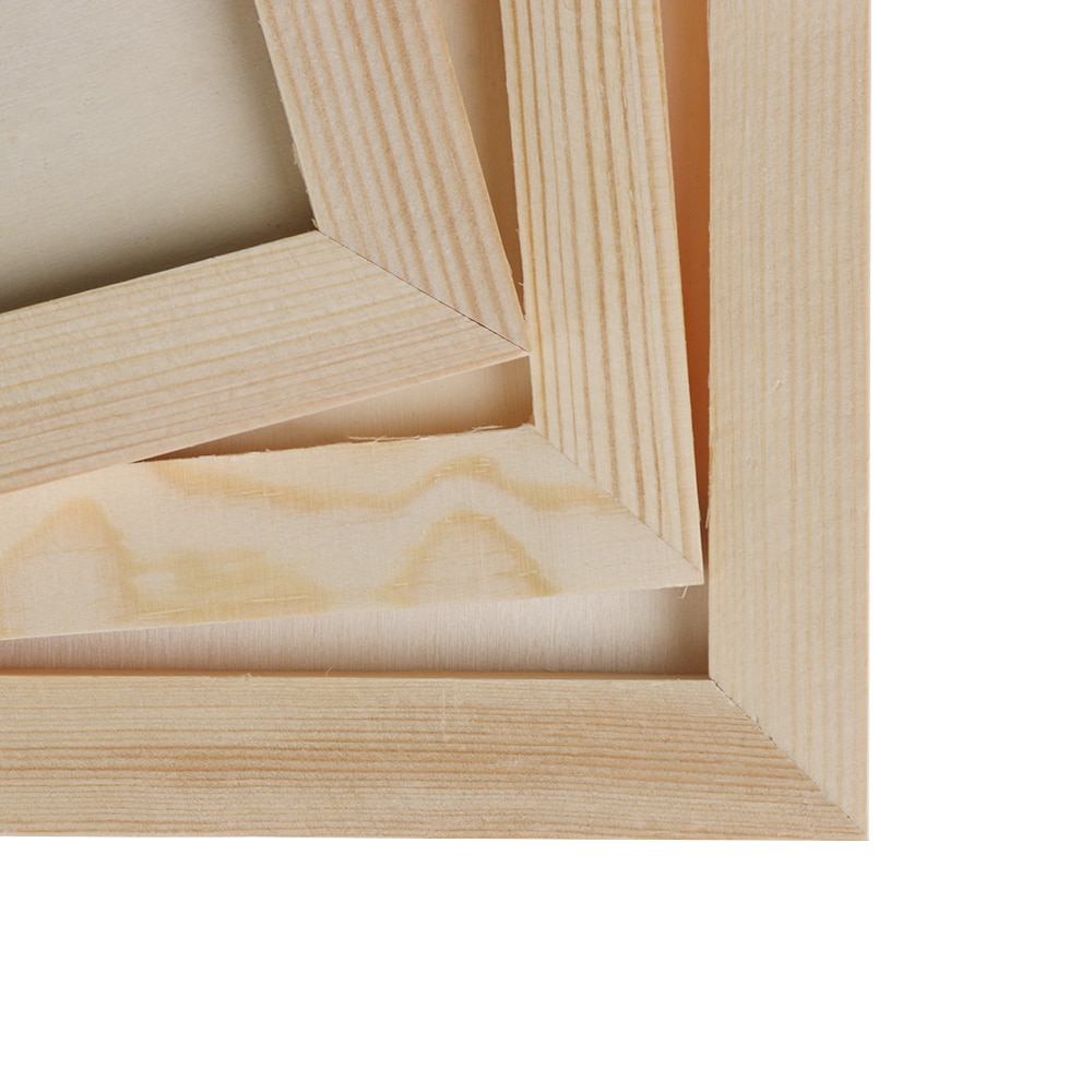 3Sizes Wooden Picture Frame Wooden Wall Decoration Children's Painting Display Box DIY Handmade Photo Frame Home Decor