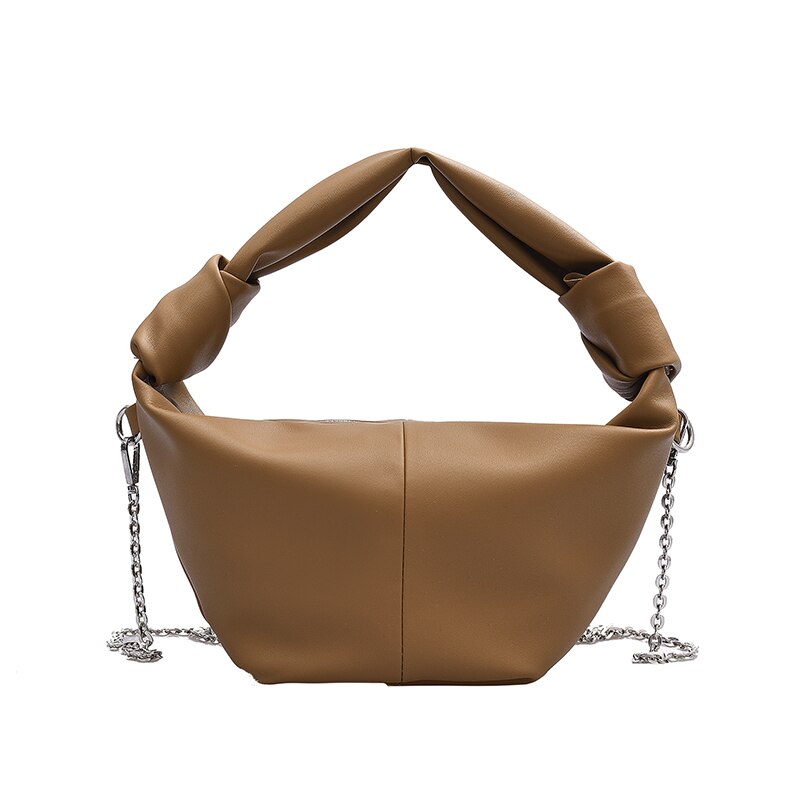 Bolsos Retro Hobo para mujer , bolso de cuero suave y bolso de mano de para mujer, bolso de hombro para mujer, bolsos Vintage: Brown handbag