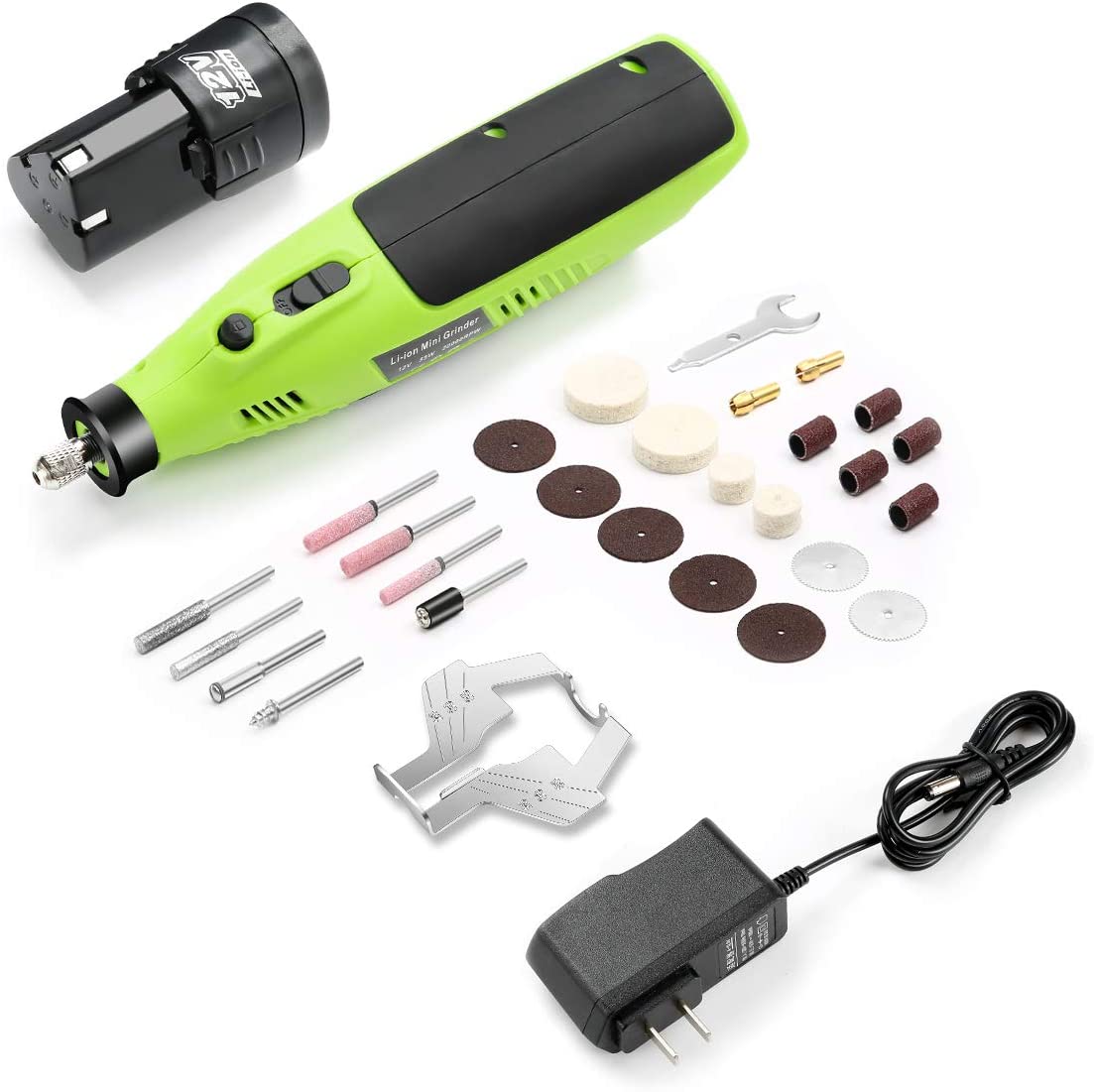 Chainsaw Sharpening Kit Cordless Battery-Powered Chain Saw Electric Blade Sharpening File With Diamond Sharpening Wheel Tools