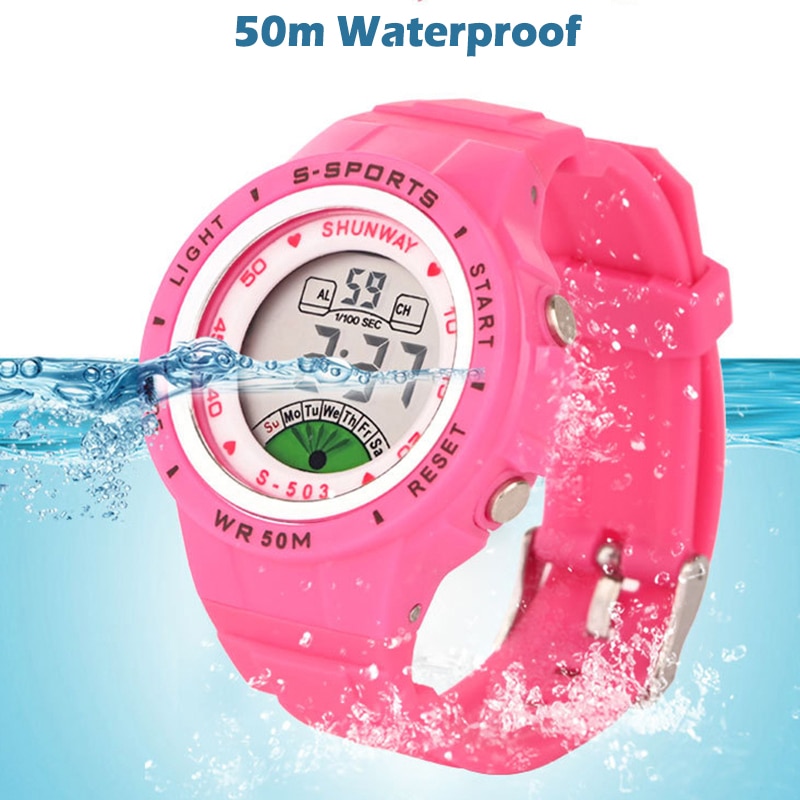 Uthai CE02 Kids Kinderen Horloge Elektronische Quartz Horloge Voor Jongen Meisje 50M Waterdicht Student Sport Horloges Kleurrijke Reloj