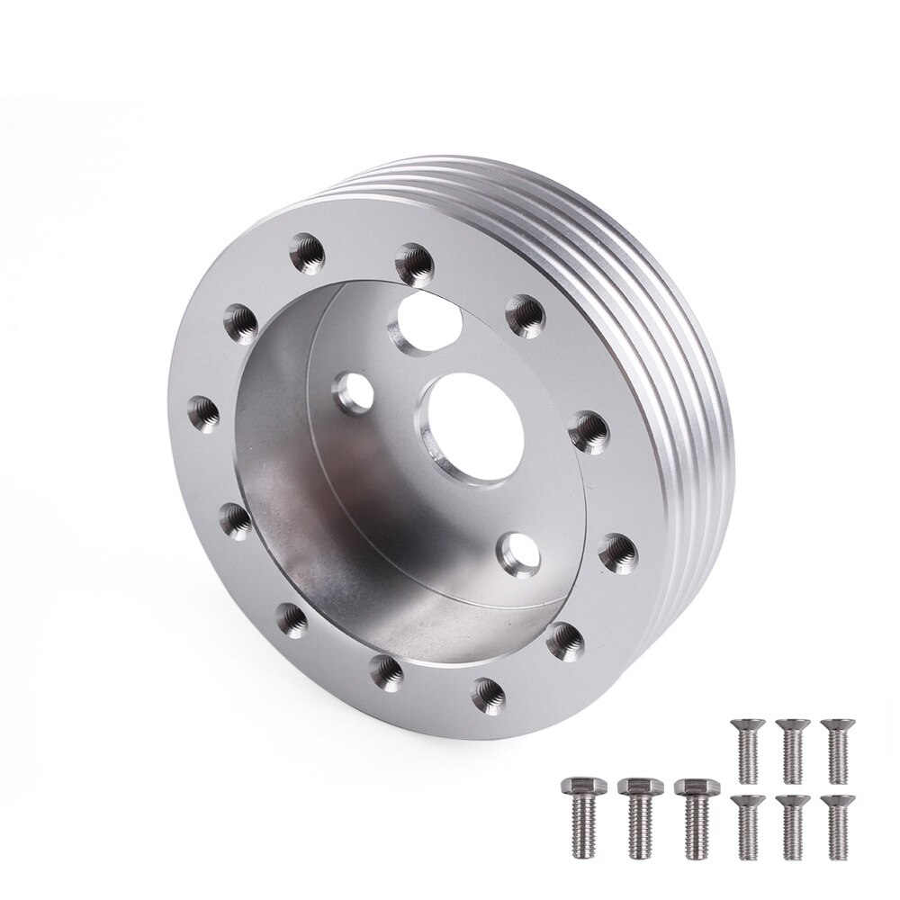 1 &quot; naaf voor 6- gats stuurwiel voor grant apc 3- gats adapter boss-kit auto-afstandhouder stuurwielvulling hoger rs-stw 024: Zilver