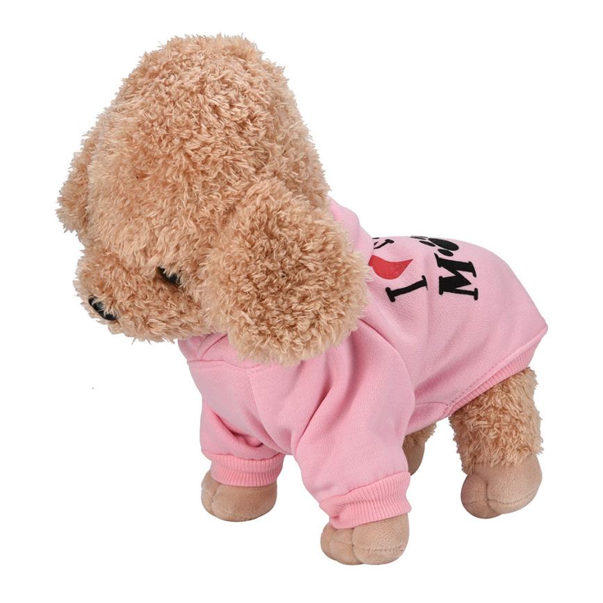 Thicken Dog Clothes Winter Puppy Dog Costume Pet Clothing For Small Medium Dogs Hoodie Coat Warm Cat Dogs Costume York #: Pink / XS