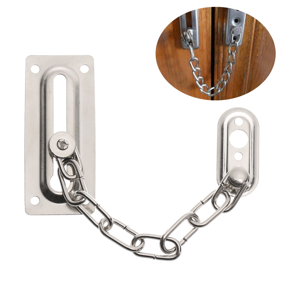 Security Guard Chain Bolt Sloten Voordeur Veiligheid Guard Slide Bolt Veiligheid Restrictor Anti-Diefstal Hardware Home Veiligheid Levert