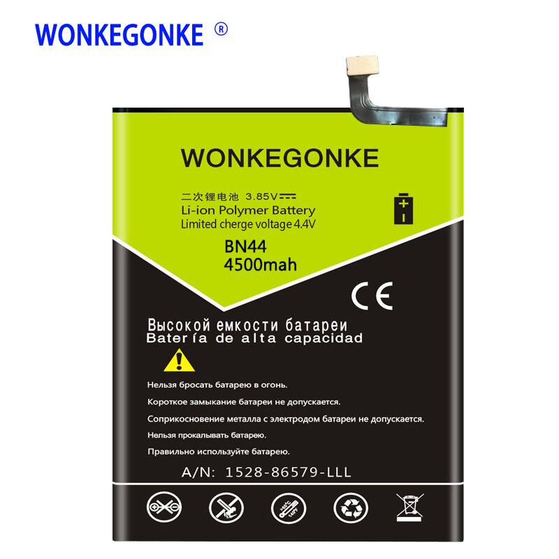 WONKEGONKE BN44 Batterij voor Xiaomi Redmi 5 plus 5.99 "Hongmi 5 Plus Batterijen Bateria