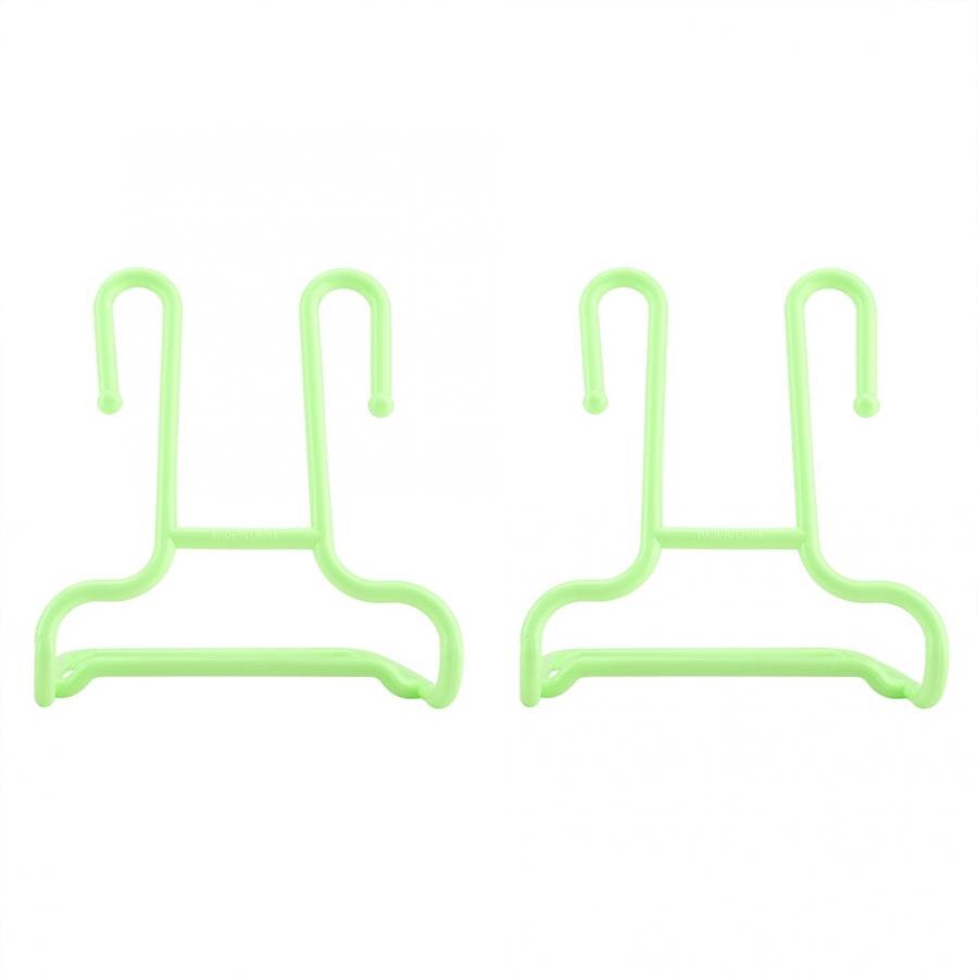 2 in 1 Multi-Function Shelf Drying Rack Space Saving Shoe Rack Stand Children Kids Shoes Hanging Storage Wardrobe Organizer: Green Color