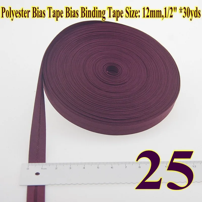 Hoogwaardig polyester biaisband van 12mm (1/2 cm breed en ) x 30 meter lang voor doe-het-zelf naaiprojecten.: Blauw