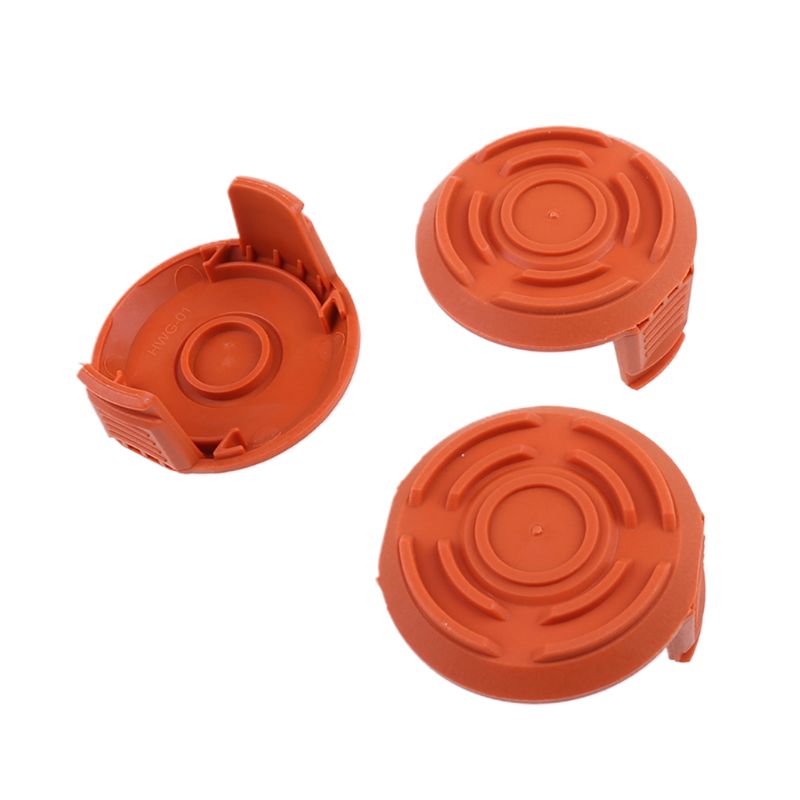 Accessoires de tête d'herbe de remplacement de tondeuse couvercle de bobine d'arbre en plastique