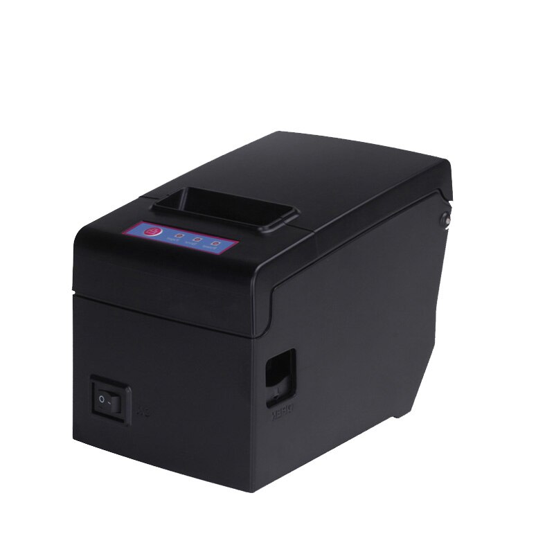 POS58 ethernet RJ45 pos thermal receipt bill printer with 130mm per second support Multi-Language HS-E58L: Black