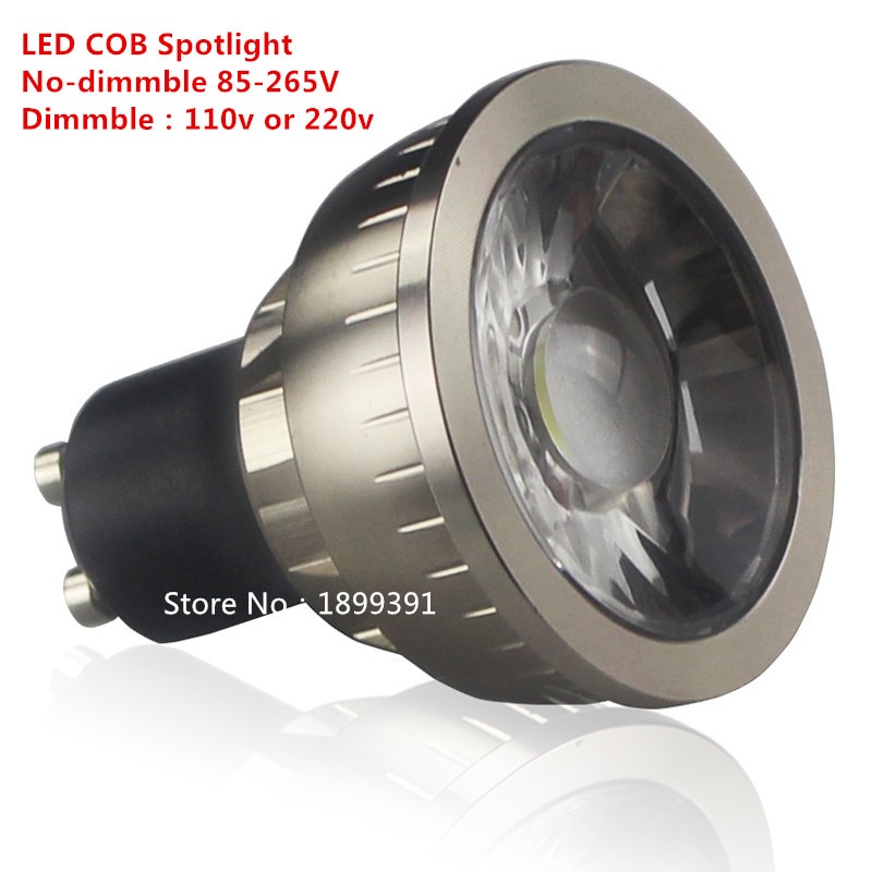 Super brillante regulable GU10 COB 9W 12W 15W bombilla LED para lámpara 110V 220V foco blanco cálido/blanco frío/blanco puro iluminación led