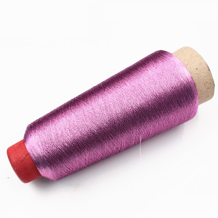 Hilo de coser dorado y plateado para bordar, hilo de seda brillante de Metal para punto de cruz, bordado a mano, 3550 yardas