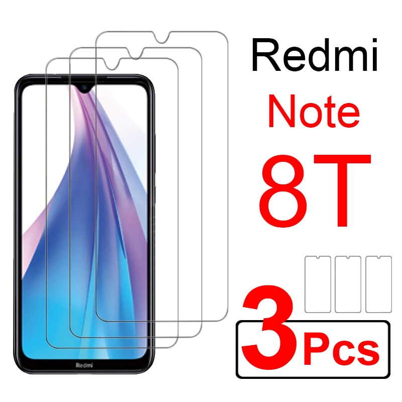 3Pcs Note8t Beschermende Glas Op Voor Xiaomi Redmi Note 8 T T8 Screen Protector Kisomi Note8 8 T Pro Temper Film bescherming Glas