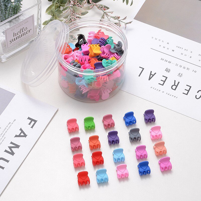 12 Stuks Kleine Plastic Hair Clips Claws Mini Klemmen Mode Meisjes Krab Haar Klauw Haaraccessoires Snelle levering