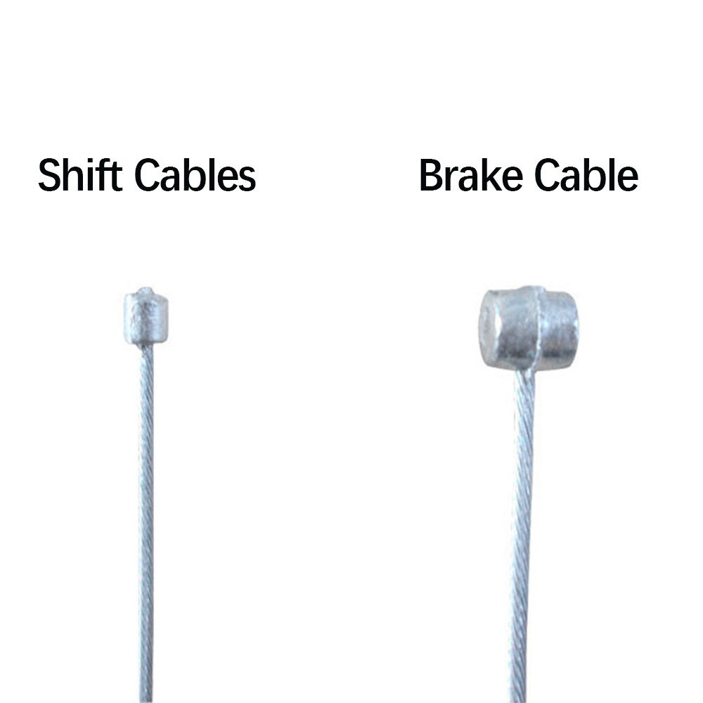 10Pcs 2M Mountain Bike Brake Cable Bicycle Brake Line Shifter Gear Brake Cable Core Inner Wire For MTB Or Road Bikes