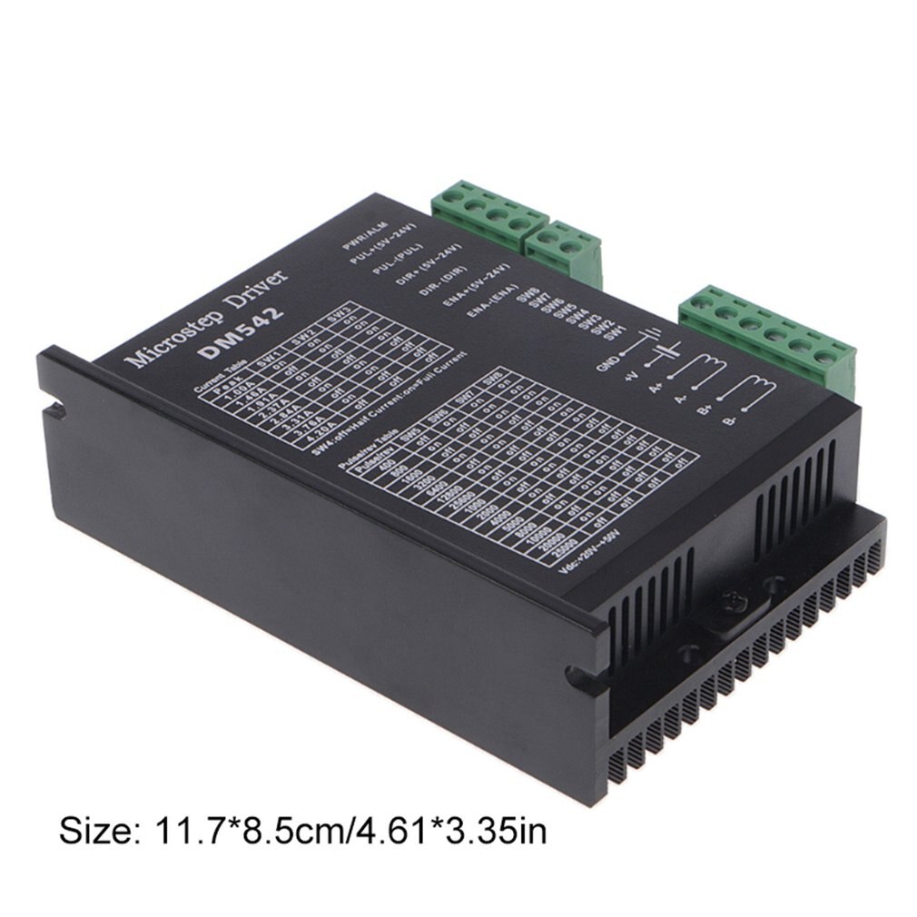 DM542 Stepper Motor Driver TB6600 Nema 23 Nema 34 57/60/86 Nema17 4A DC9-40V 1 Axis Stepping Motor CNC Engraving Machine