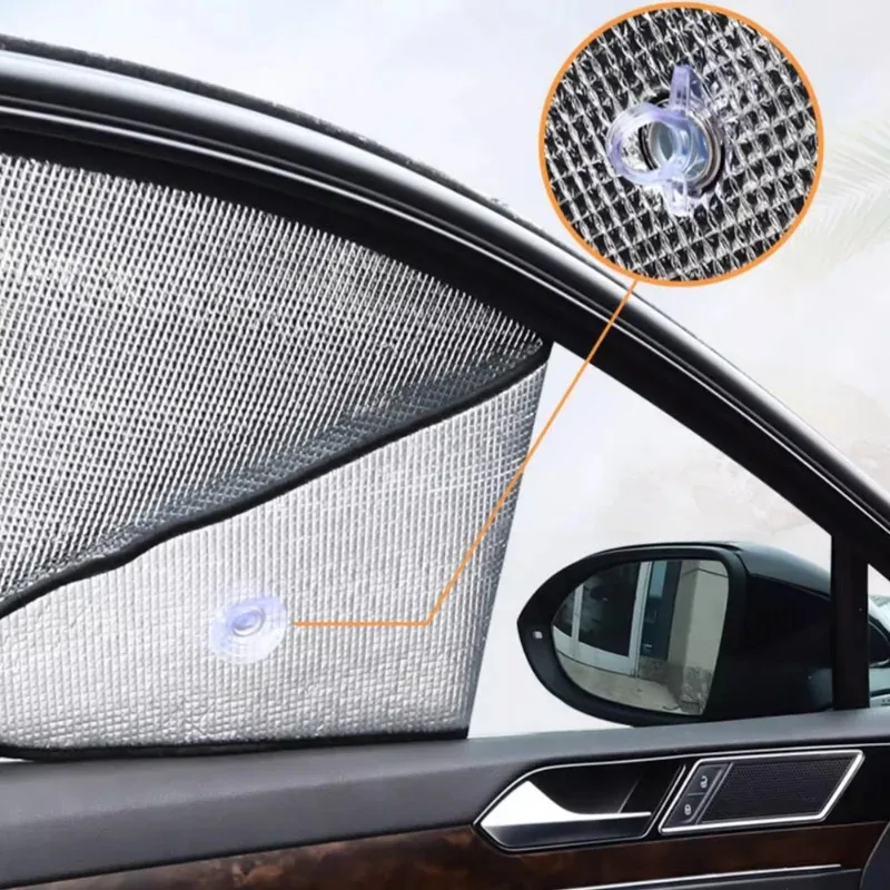 Ventosa de fijación para parasol de coche, 10 Uds., 45mm, ventosa de goma negra/transparente, gancho de ventosa, accesorios de sujeción con Clip para coche