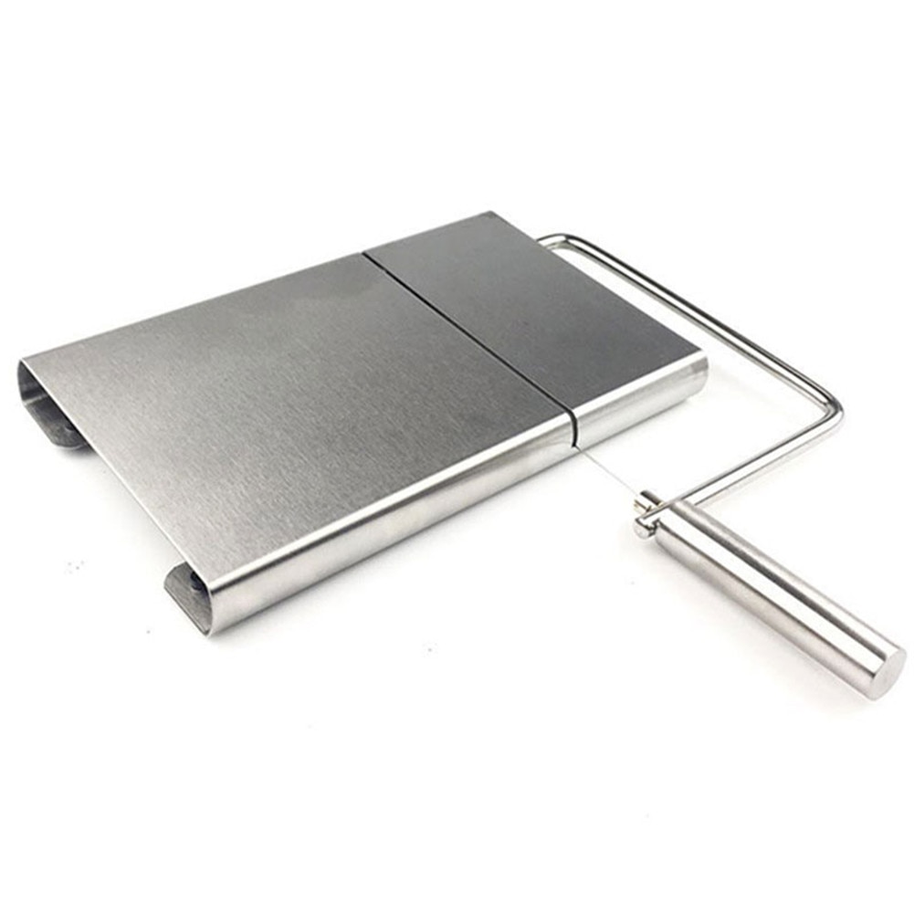 Cheese Slicer Stainless Steel Wire Kitchen Cheese Food Slicer Cheese Cutting Serving Board RT88