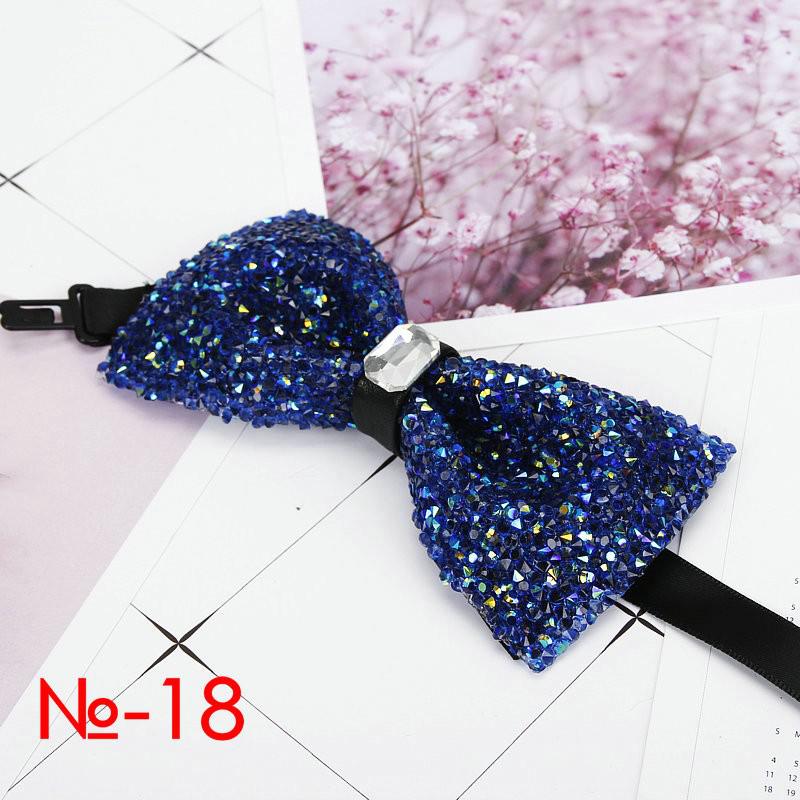 Diamant Zwart Rood Strikje Mannen Voor Strass Kraag Mannen Bowtie Kristal Chaton Super Cool Luxe Wedding Party Strikjes vlinder: 18