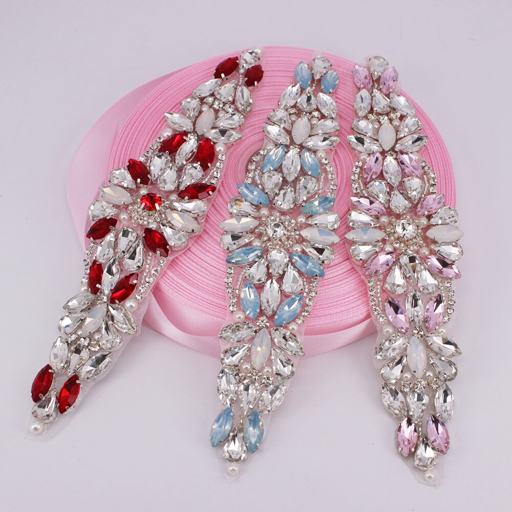 Strass à la main robe de mariée ceinture avec perle perlée pour femmes cristal de mariée ceinture de mariée diamant ceinture de mariée pour robe de soirée