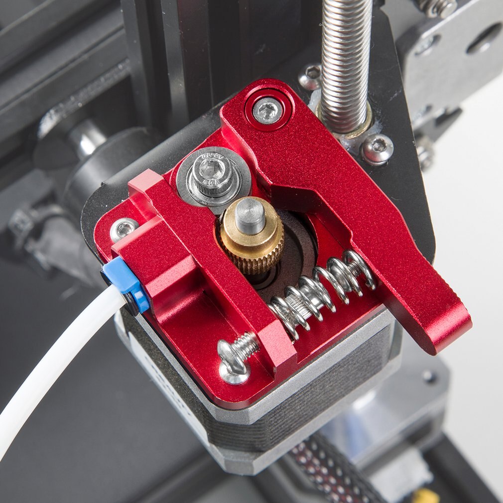 red metal extrusion mechanism kit CR-10 and Ender series hictop upgrade replacement aluminum MK8 extruder DRIVE feed