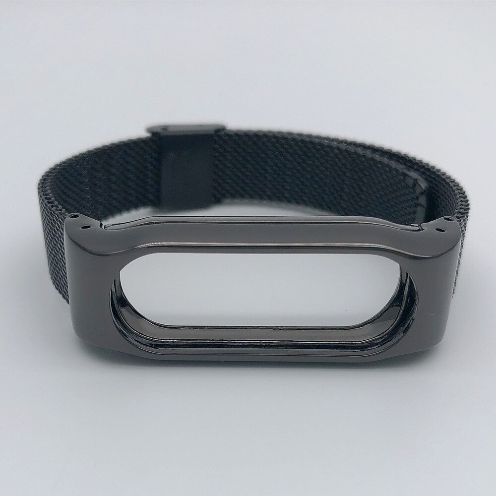 E-ZONE mi Band 2 Metall Strap für Xiao mi mi band 2 Smart Armband Armband: 201-GW Black