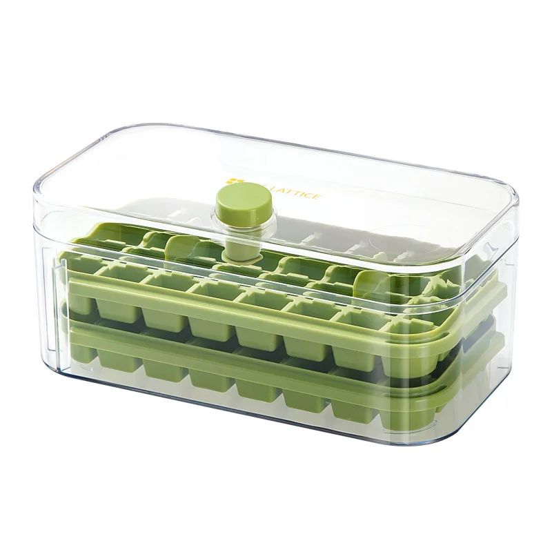 Home Use Ice Mold Pressing Ice Tray Quick Freezing Tool Easy Unmolded Model Home Freezer Accessory Versatile Cold Storage Device