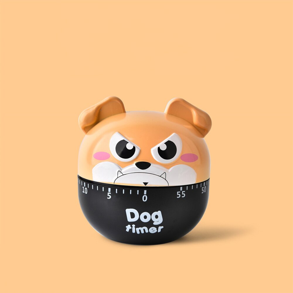 Kitchen Mechanical Grey Timer and Cartoon Bake for Cooking Timer