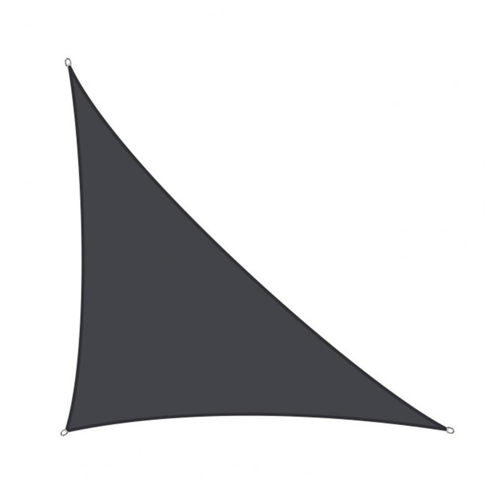 Right angle sunshade waterproof wear-resistant sun sail canopy dustproof garden terrace pool uv block canopy for outdoor use: Black