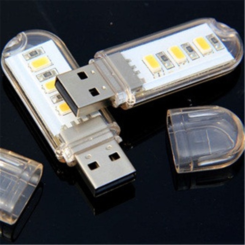Luces LED USB 3LEDs 8LEDs SMD 5630 5730 bombilla LED 5V entrada de energía blanca 5000-6500K blanco cálido 3000-3500K luz de noche USB