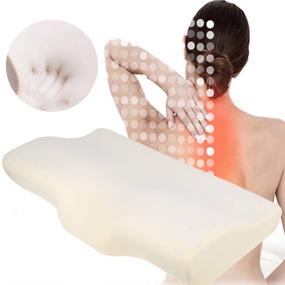 Orthopedische Geheugen Kussen Voor Nekpijn Bescherming Trage Rebound Memory Foam Kussen Gezondheidszorg Cervicale Nek Kussensloop