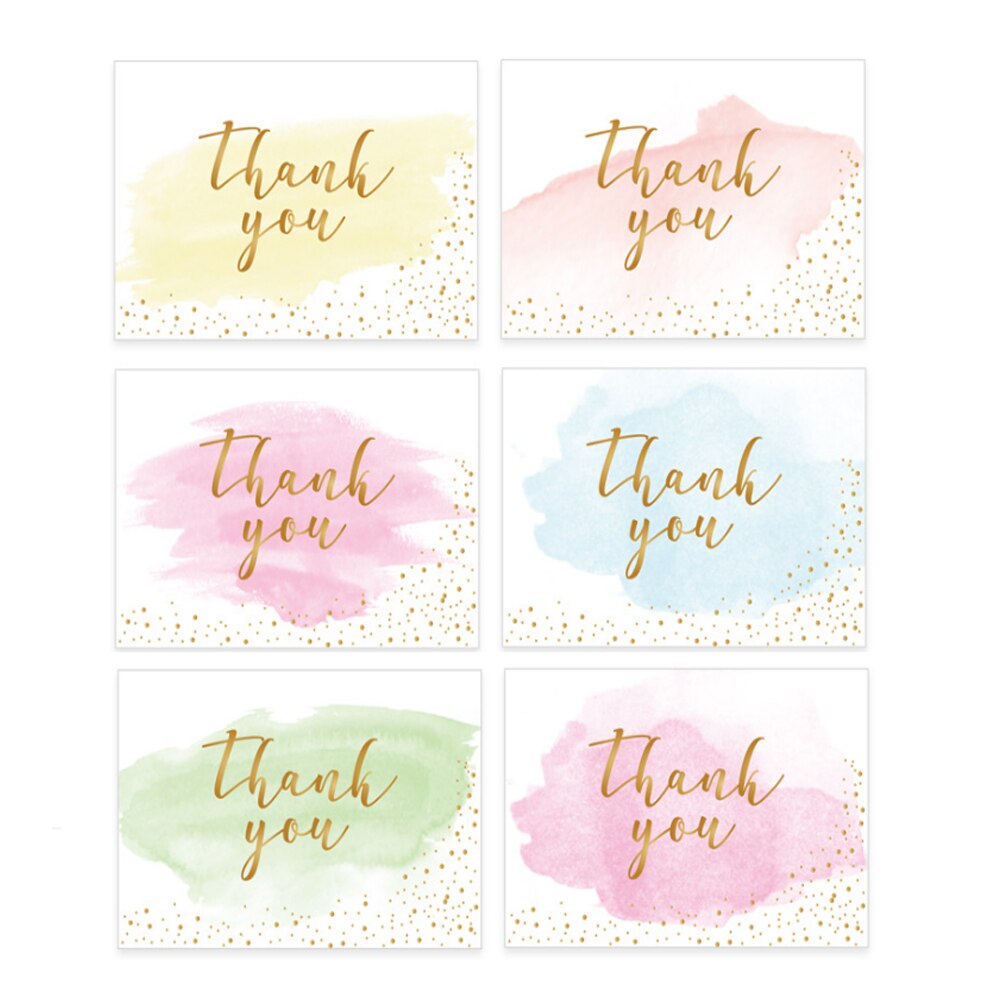 6 PCS Thank You Cards Custom Thank You Cards Bulk Birthday Card for Kids Note cards with Envelopes Invitations Blank inside: Default Title