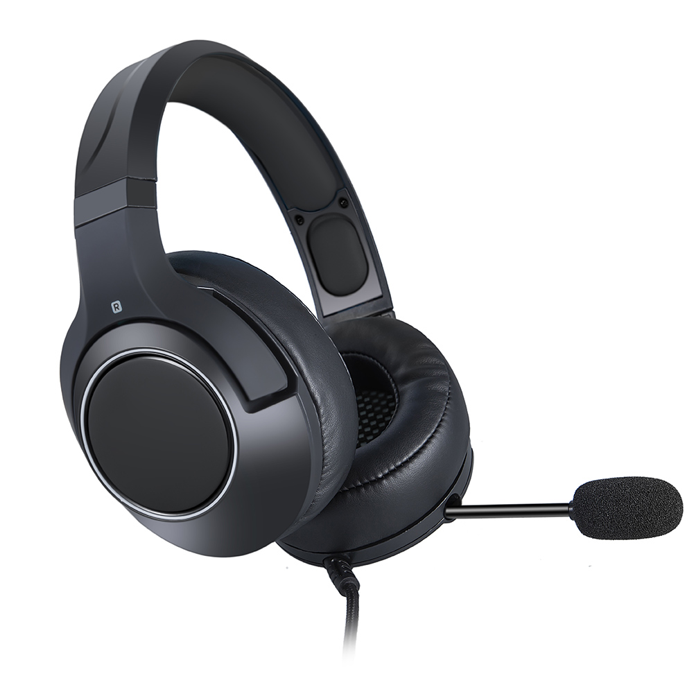 Datamaskin spilling headset rgb glødende justerbar størrelse hodetelefon med mikrofon til pc laptop jr tilbud