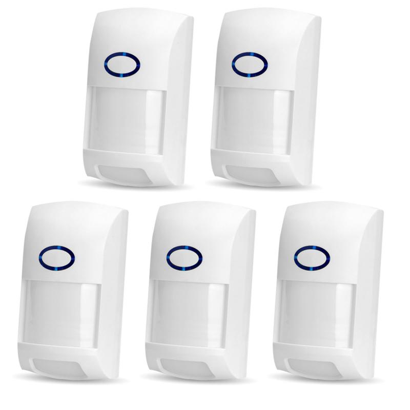 Tuya Smart Life WiFi Infrared Detectors Motion Sensor Alarm With Alexa Google Home Smart Human Body Sensors Smart Home Gadgets: 5PCS