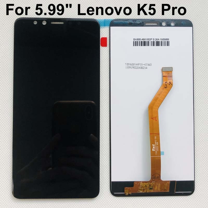 Originele Lcd 5.99 "Voor Lenovo K5 Pro Lcd Touch Screen Digitizer Vergadering Voor Lenovo K5 Pro Display Vervanging + Gereedschap